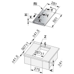 V-Zug Cooktop V4000 I302 28厘米 嵌入式兩頭電磁爐